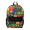 Super Mario Bros. All Over Print 16 inch Polyester School Backpack with Front Pocket for Boys